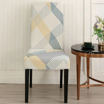 Slipcover Universal Elastic Geometric Chair Slipcover - Slipcover - Housmife - Mad Fly Essentials