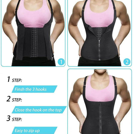 Women Activewear Fashion Waist Trainer Tank Top - Mad Fly Essentials
