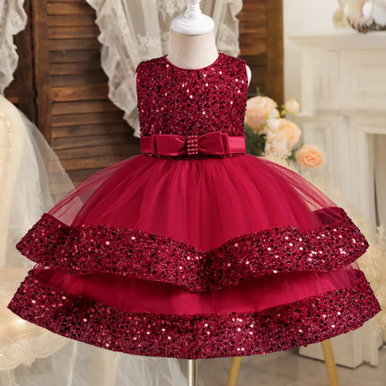 Party Dress Girl Vintage Rainbow Formal Dress - Party Dress - NNJXD - Mad Fly Essentials