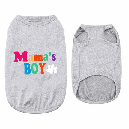 Pet Hoodies Mamas Boy T-Shirt Outerwear - Pet Hoodies - Onecute - Mad Fly Essentials