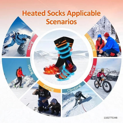 Socks 5000mAh Heated Adjustable Thermal Footwear - Socks - Juummp - Mad Fly Essentials