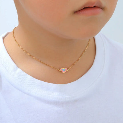 Necklace Baby Kids Gold Plated Butterfly Stainless Jewelry - Necklace - Konminry - Mad Fly Essentials