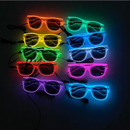 Party Favors Women LED Neon Glow Party Sunglasses - Party Favors - The vinyl Clock - Mad Fly Essentials