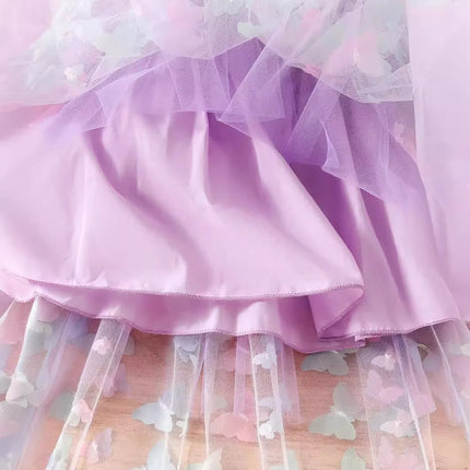 Princess Dress Girls Sleeveless Butterfly Dress - Princess Dress - NNJXD - Mad Fly Essentials