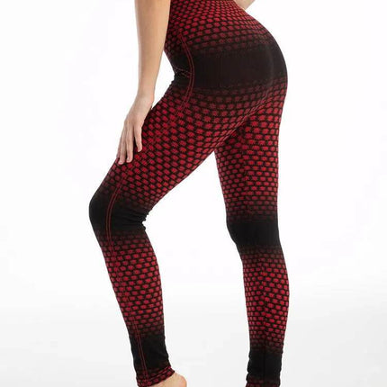 Women High Waist Elastic Slim Solid Fitness Leggings - Mad Fly Essentials