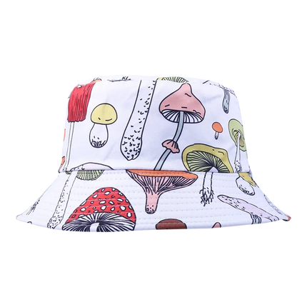 Men 2024 Funny Psychedelic Mushroom Bucket Hats