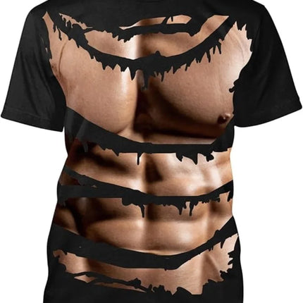 Shirt Men Funny Seasonal 3D Muscle Tee - Shirt - Nifineo - Mad Fly Essentials