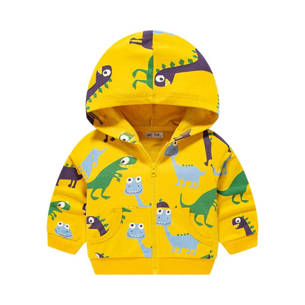 Baby Boys 2-8T-3D Dinosaur Hoodies