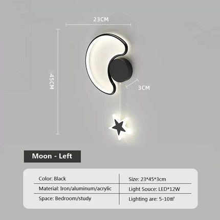 Modern Nordic LED Star Cloud Wall Sconce - Mad Fly Essentials