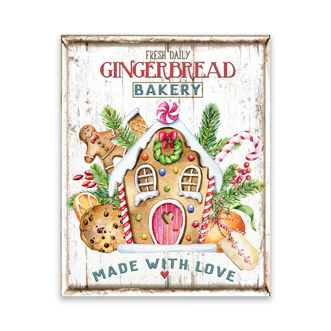 Kitchen Christmas Gingerbread-Candyland Wall Art Print