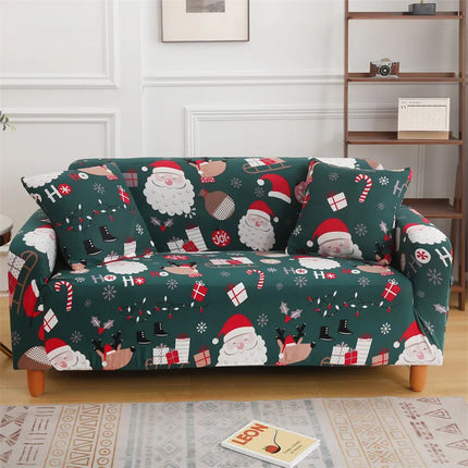 Christmas 1-2-3-4Seater L-Shape Corner Sofa Slipcover - Home & Garden Mad Fly Essentials