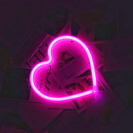 Party Decor Home Heart LED Neon Sign Decor - Party Decor - Acosh Neon - Mad Fly Essentials
