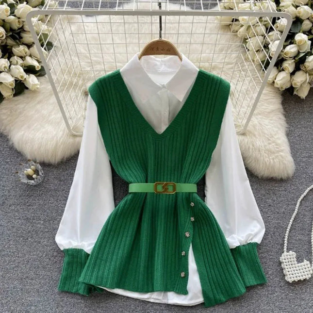 Women's St. Patricks Loose Lapel Shirt Suit