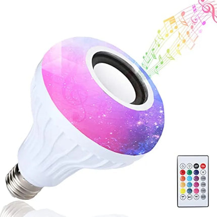 LED Bulb Smart 12W E27 Bluetooth Speaker Remote Bulb - LED Bulb - Avacom - Mad Fly Essentials
