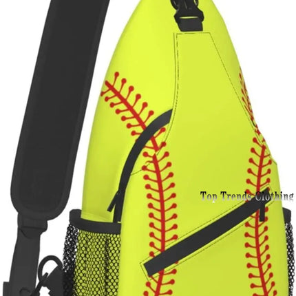 Crossbody Bag Men Baseball Sling Chest Bag - Crossbody Bag - Heatboywade - Mad Fly Essentials