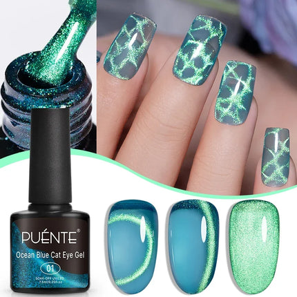 Nail Essentials Green Crystal Cat Magnetic Gel Polish - Nail Essentials - Rikonka - Mad Fly Essentials