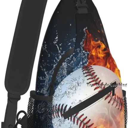 Crossbody Bag Men Baseball Sling Chest Bag - Crossbody Bag - Heatboywade - Mad Fly Essentials