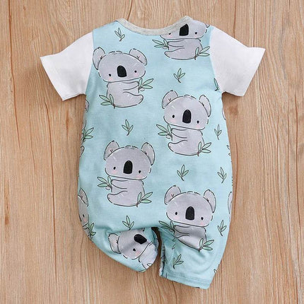 Baby Boy 0-18M Koala Print Jumpsuit Rompers - Mad Fly Essentials