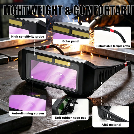 Welding Mask Solar Auto Darkening Arc Protection Helmet - Welding Mask - Guueld - Mad Fly Essentials