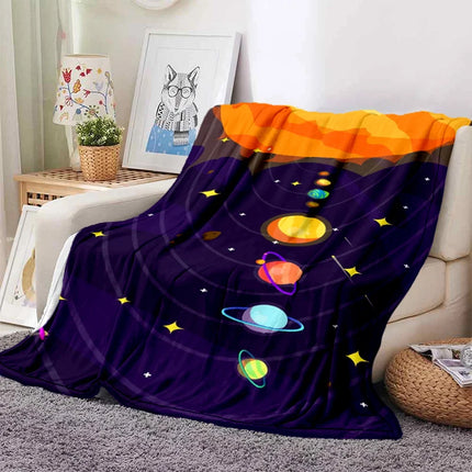 Starry Night Star Lightweight Throw Blanket