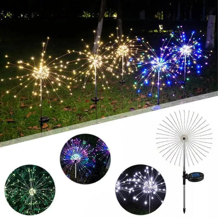 LED Fairy Light Outdoor Solar Firework Lawn Lamp - LED Fairy Light - Aiopp - Mad Fly Essentials