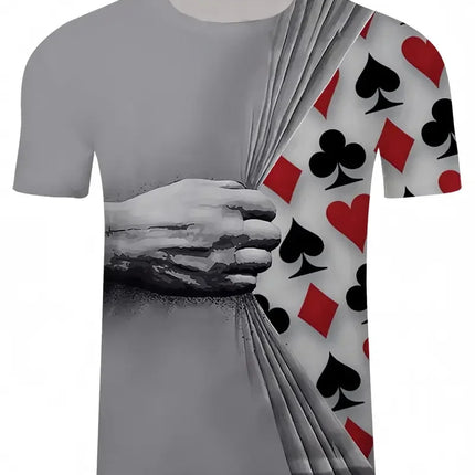 Shirt Men 3D Funny Poker King Playing Cards Medieval Tee - Shirt - Nifineo - Mad Fly Essentials