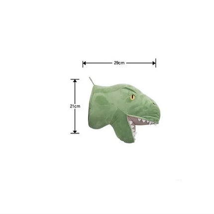 Kids Room Decor Plush Animal Wall Dinosaur - Kids Room Decor - Nordic Creations - Mad Fly Essentials
