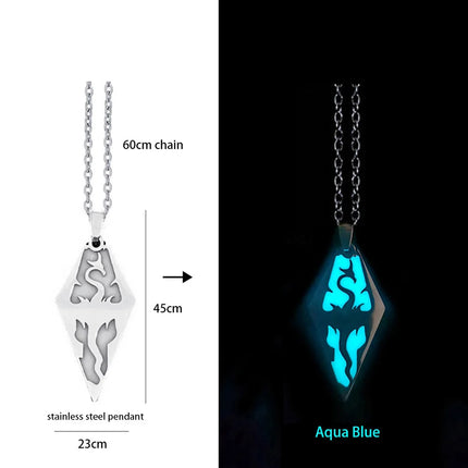 Necklace Luminous Kids Gothic Dragon Neck Cord Party Pendant Boy New - Losstower - Necklace - Mad Fly Essentials