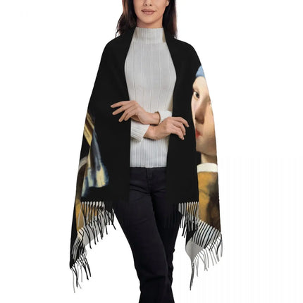 Scarf Women Girl With a Pearl Earring Women Accessories - Scarf - PMRUN - Mad Fly Essentials