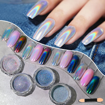 Nail Essentials Rainbow Glitter Holographic Seasonal Decor Gel - Nail Essentials - Julystar - Mad Fly Essentials