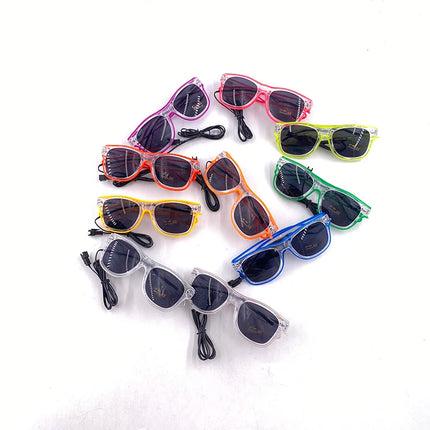 Party Favors Women LED Neon Glow Party Sunglasses - Party Favors - The vinyl Clock - Mad Fly Essentials