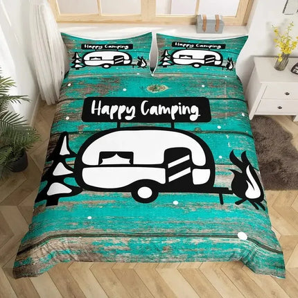 Duvet Set Home Camper 3D Comforter Bedding Set - Duvet Set - Lousidream - Mad Fly Essentials