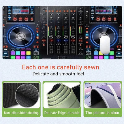 DJ Controller Black Large Mouse Pad PC Accessories - Mad Fly Essentials