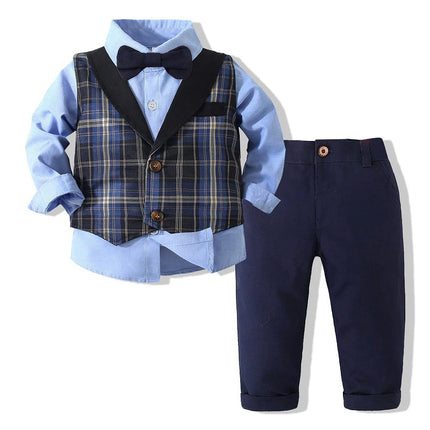 Gentleman Outfit Baby Boy Formal Costume Suit - Gentleman Outfit - Babyboo - Mad Fly Essentials