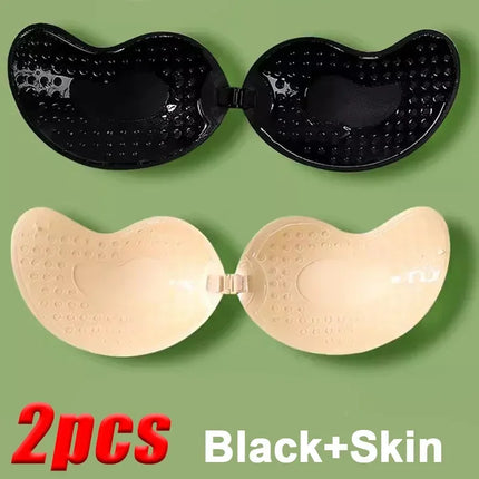 Women Invisible Push-up Strapless Bra
