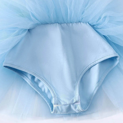 Baby Girl 1-8y Sleeveless Pink Princess Tutu Dress - Mad Fly Essentials