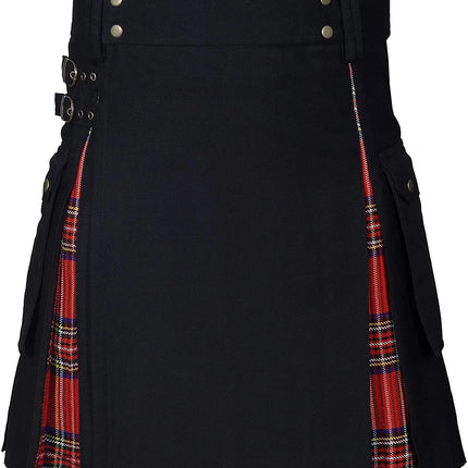 Costume Wear Men Plaid Scottish Buckle Skirt - Costume Wear - Instant Costumes - Mad Fly Essentials