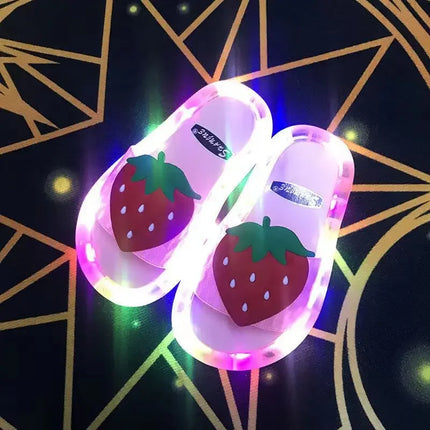 Kids Footwear Girl LED Unicorn Funny Slippers - Kids Footwear - Capsella Kids - Mad Fly Essentials