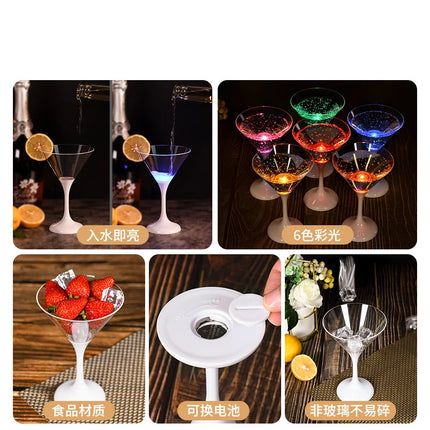 Kitchen Essentials LED Luminous Cocktail Glass 6pcs - Kitchen Essentials - Trisdar - Mad Fly Essentials