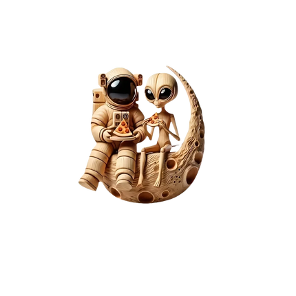 Keychain Green Alien 2D Science Fiction Car Pendant - Keychain - Kingonedom - Mad Fly Essentials
