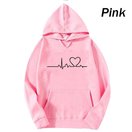 Hoodies Women Heart Nurse Sweatshirt - Hoodies - Chrleisure - Mad Fly Essentials