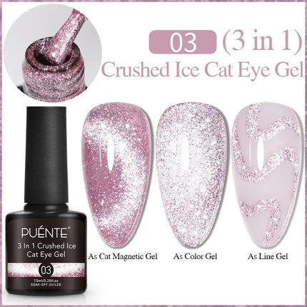 Nail Essentials Green Crystal Cat Magnetic Gel Polish - Nail Essentials - Rikonka - Mad Fly Essentials