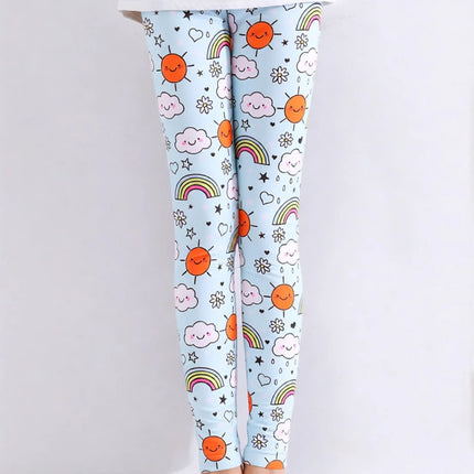 Leggings Baby Girl Floral 3D Pencil Pants - Leggings - LMOFA - Mad Fly Essentials