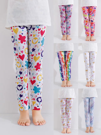 Leggings Baby Girl Floral 3D Pencil Pants - Leggings - LMOFA - Mad Fly Essentials