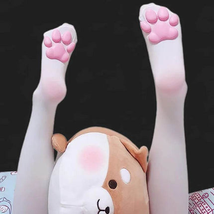 Women 3D Cat Paw Gloves High Socks - Mad Fly Essentials