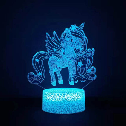 Animal Unicorn 16Color 3D LED Night Light - Mad Fly Essentials