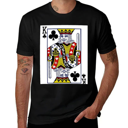 Shirt Men King of Hearts Poker Card T-Shirt - Shirt - Guilan - Mad Fly Essentials