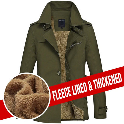 Outerwear Men Casual Fleece Cotton Winter Jacket - Outerwear - Tikalia - Mad Fly Essentials