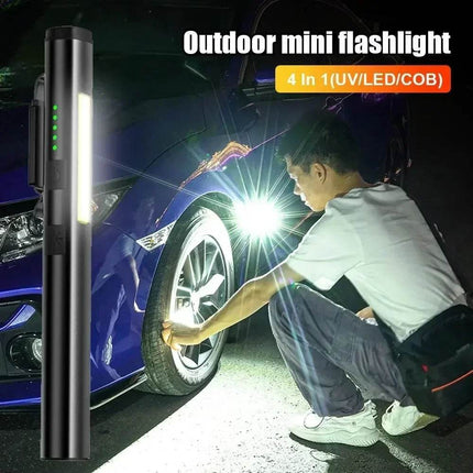 Magnetic LED 14500 Work COB Flashlight - Mad Fly Essentials
