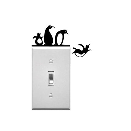 Funny Penguin Animal Light Switch Decor